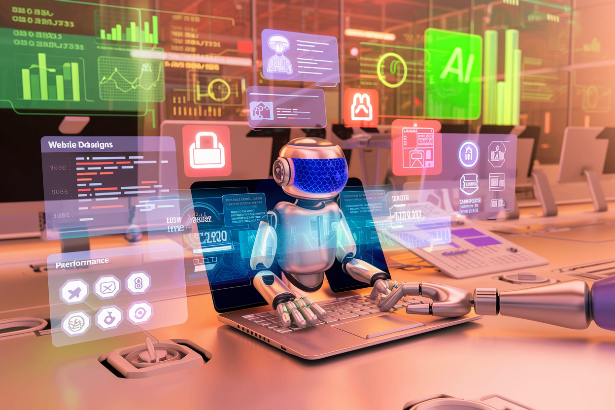 Explore how artificial intelligence and machine learning are revolutionizing web development and shaping the future of websites.