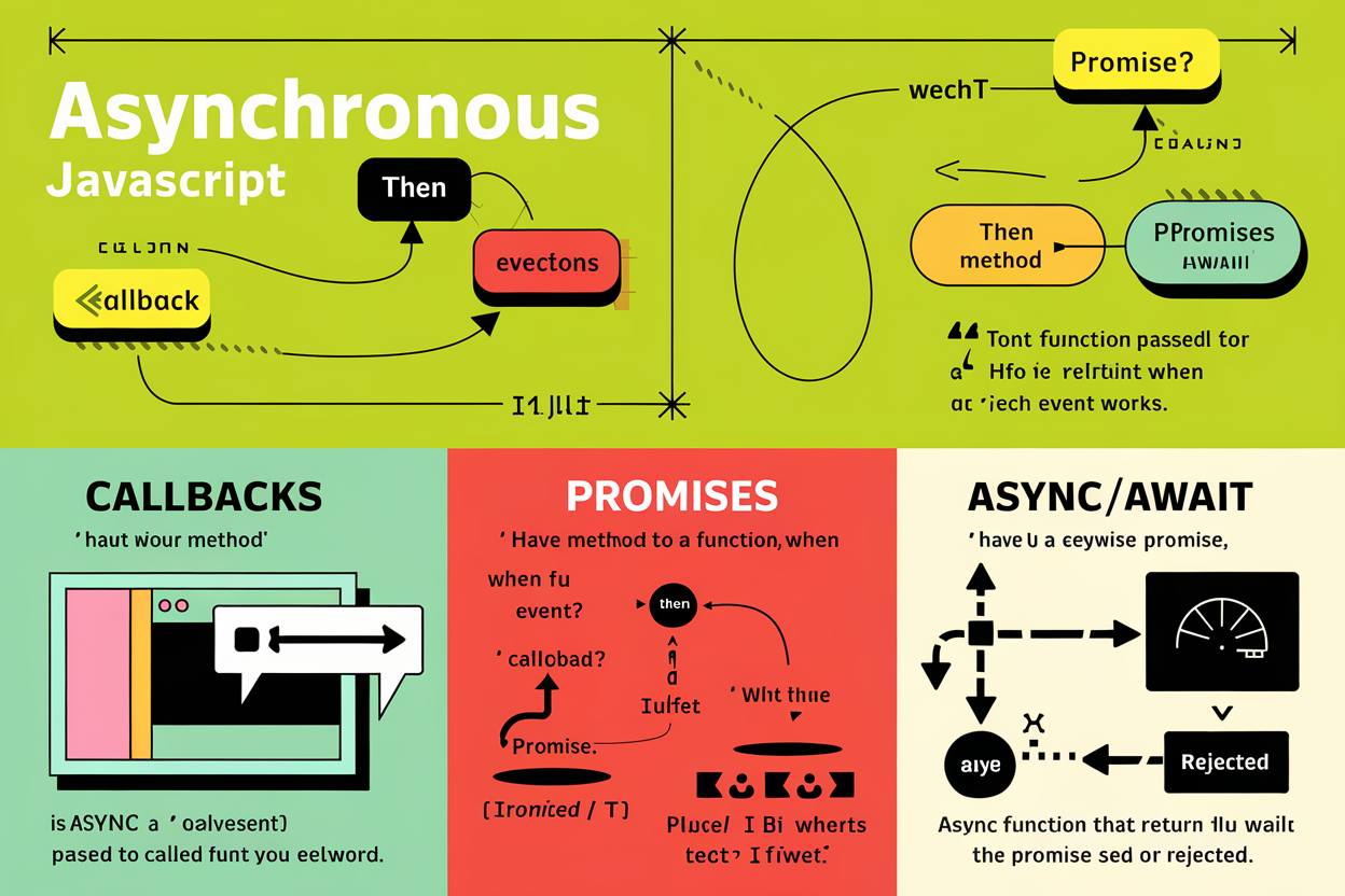 Dive into asynchronous JavaScript with this guide to mastering Promises, async/await, and callbacks. Learn how to handle asynchronous operations efficiently and improve your coding skills.